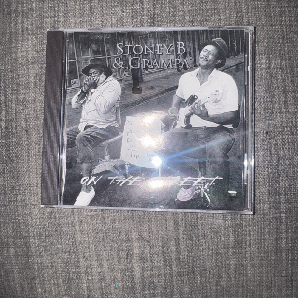 "On The Corner" CD - Black & White Album Art